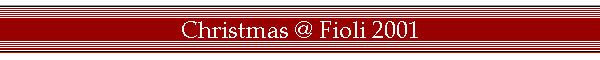 Christmas @ Fioli 2001